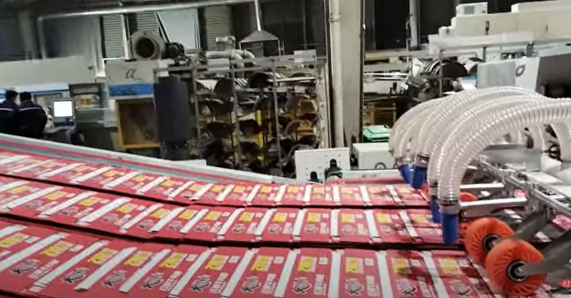 إنتاج صناديق المعكرونة